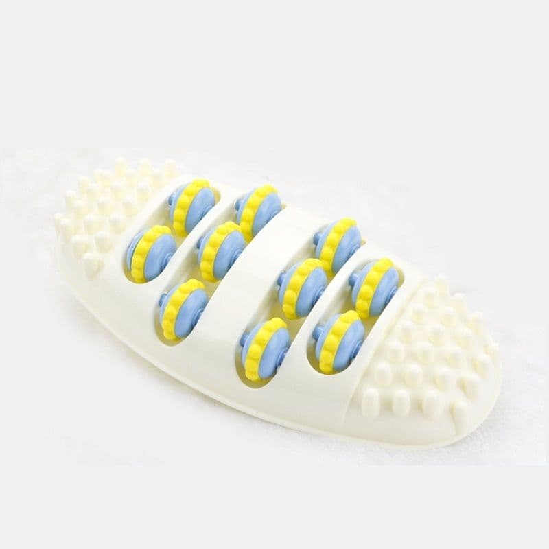 image-Foot Acupressure Massager Roller for Relieve Plantar Fasciitis Heel & Foot Arch Pain Relief help with Circulation Tension