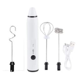 image-Rechargeable Electric Milk Frother Automatic Kitchen Juice Food Mixer Cream Egg Beater Blender