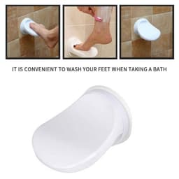 image-Bathroom Shower Foot Rest Shaving Leg Step Aid Grip Holder Pedal Step Suction Cup Non Slip Foot Pedal Wash Feet