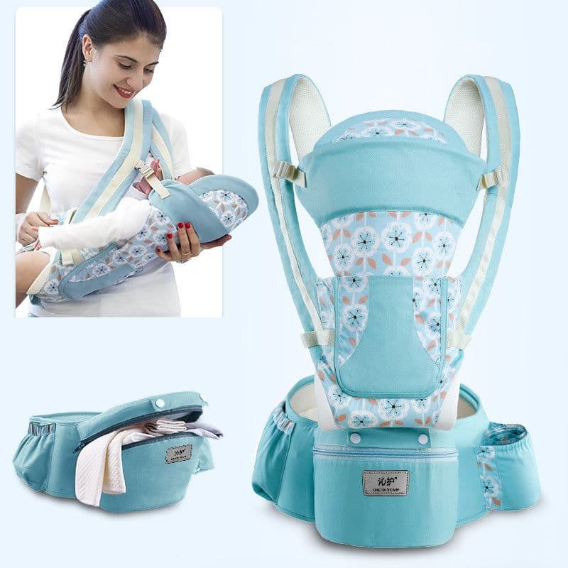 image-Ergonomic Baby Carrier Infant Baby Hipseat Carrier 3 In 1 Front Facing Ergonomic Kangaroo Baby Wrap Sling