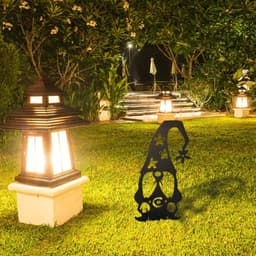 image-Bird Art Outdoor Garden Statues Backyard Lawn Stakes Metal Yard Decor Gift Garden Statues Decoration Ornament
