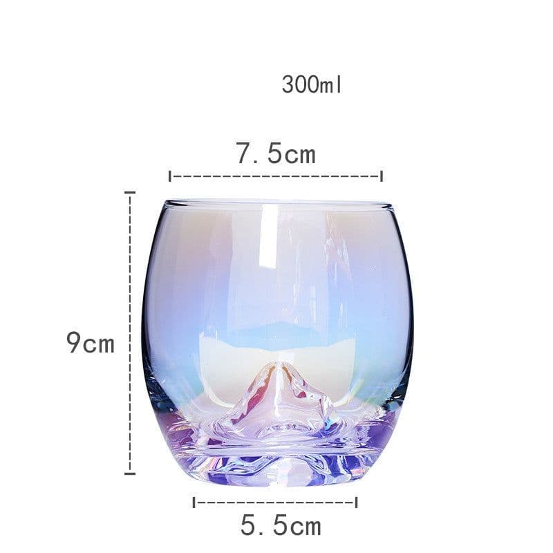 image-Nordic Colorful Glass Rainbow Glass Family Drinking Water Cup Dazzling Cup