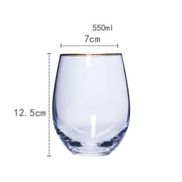 image-Nordic Colorful Glass Rainbow Glass Family Drinking Water Cup Dazzling Cup