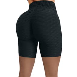 image-Ladies High Waist Hip Sports Pants Jacquard Bubble