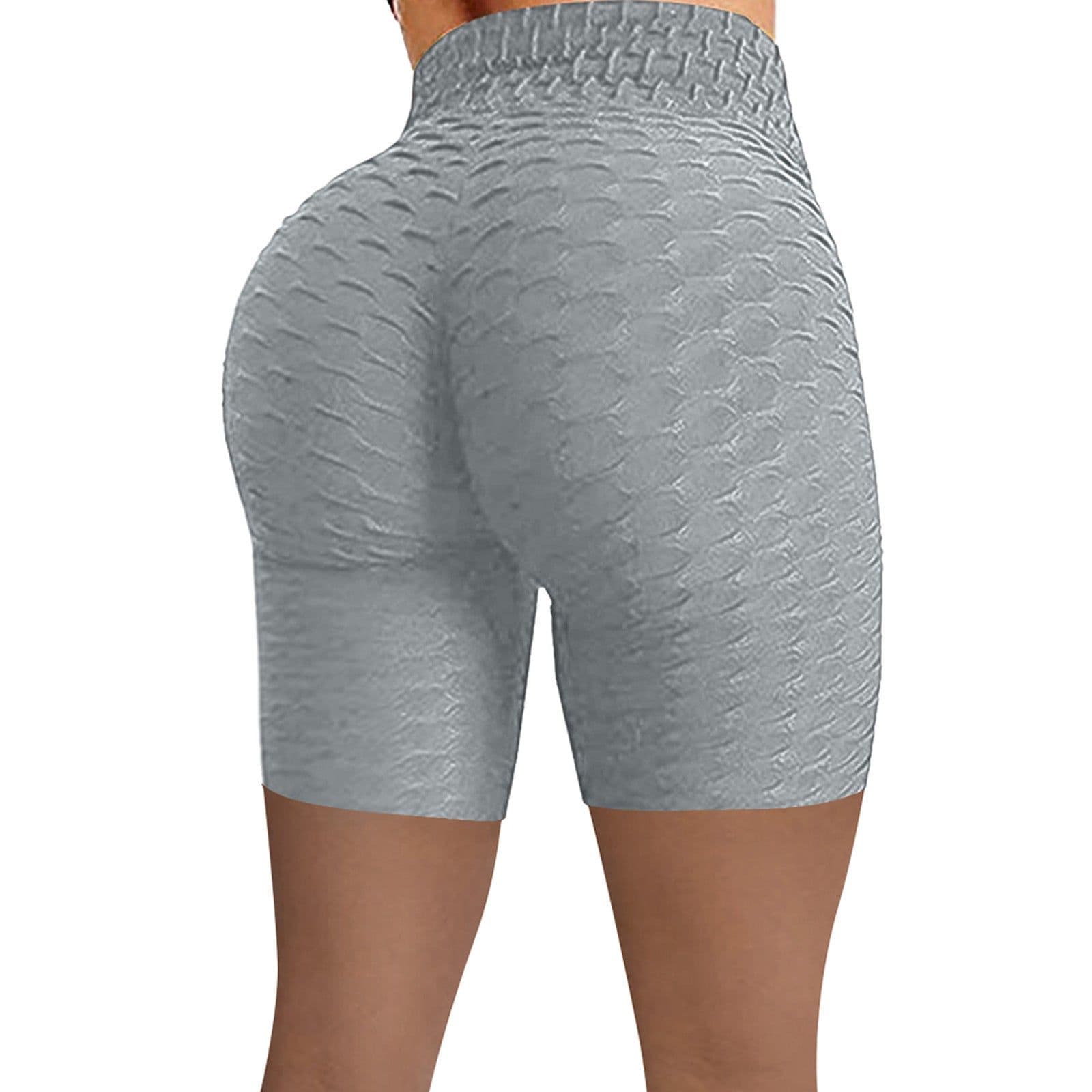 image-Ladies High Waist Hip Sports Pants Jacquard Bubble