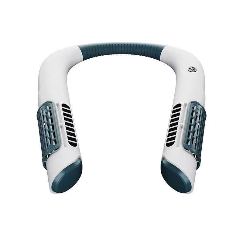 image-Neck Fan Mini Bladeless Fan USB Rechargeable Fan Mute Sports Fans for Home Outdoor Portable Hanging Fans Air Conditioner Cooler