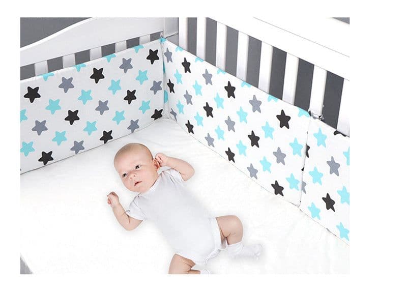 image-Baby Bed Thicken Bumper One-piece Crib Around Cushion