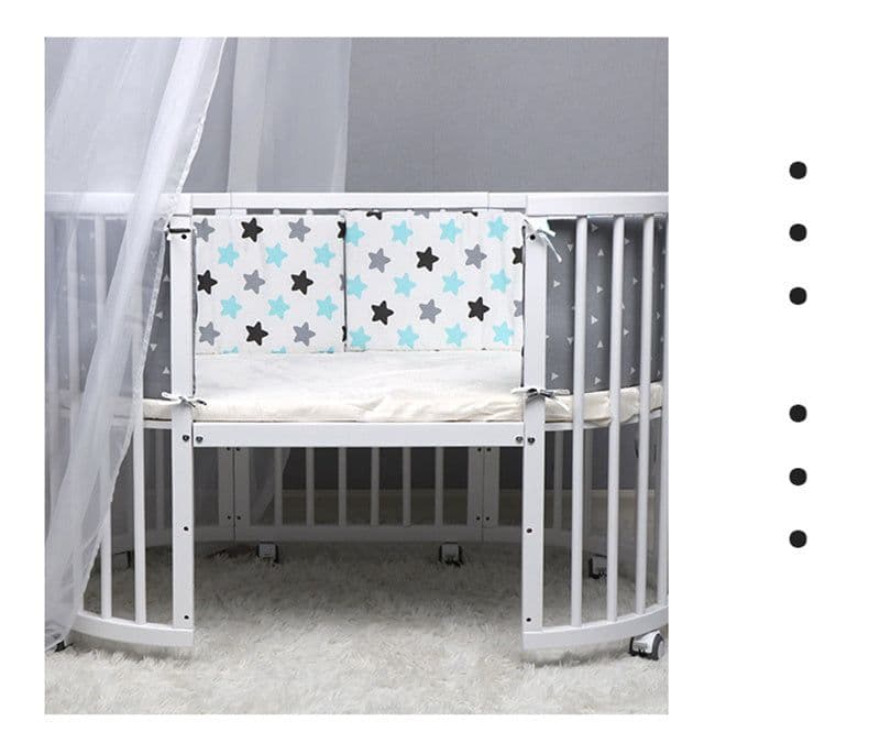 image-Baby Bed Thicken Bumper One-piece Crib Around Cushion