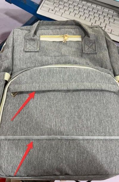 image-Large Capacity Multifunctional Folding Crib Backpack
