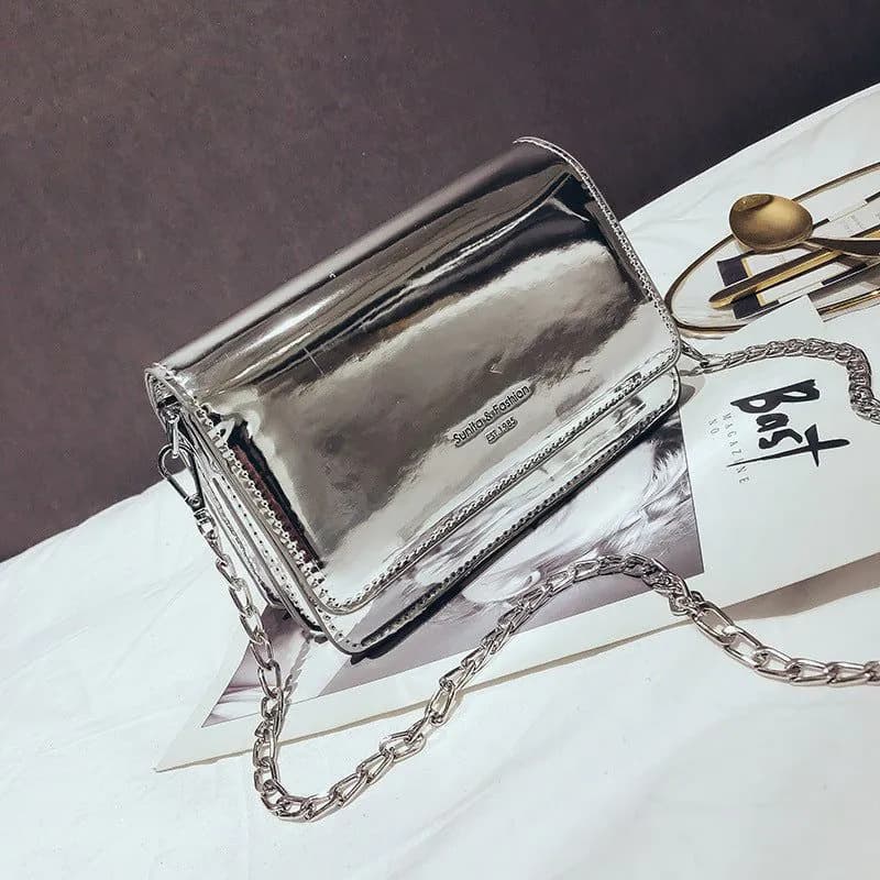 image-Korean Style Small Square Fashion Simple Messenger Bag