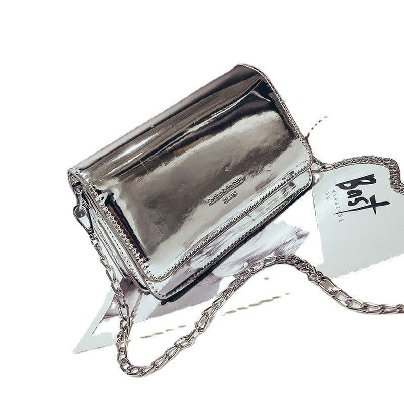 image-Korean Style Small Square Fashion Simple Messenger Bag