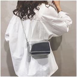 image-Korean Style Small Square Fashion Simple Messenger Bag