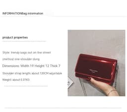 image-Korean Style Small Square Fashion Simple Messenger Bag