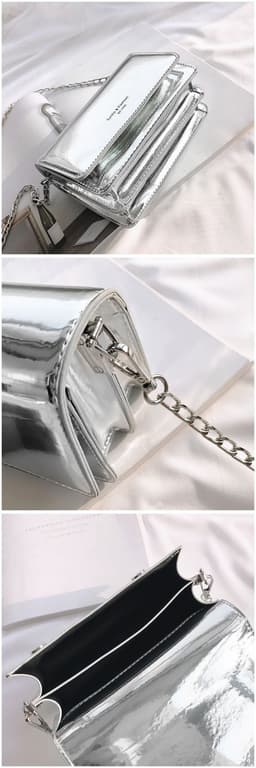 image-Korean Style Small Square Fashion Simple Messenger Bag