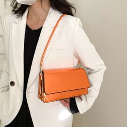 image-Fashion Laser Pure Color All-matching One Shoulder Underarm Bag