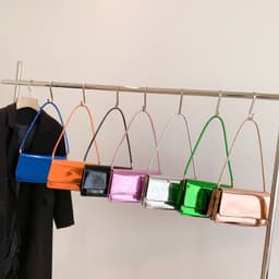 image-Fashion Laser Pure Color All-matching One Shoulder Underarm Bag