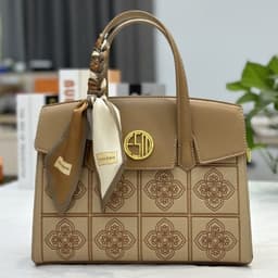 image-Embroidered Silk Scarf New Crossbody Bag Women