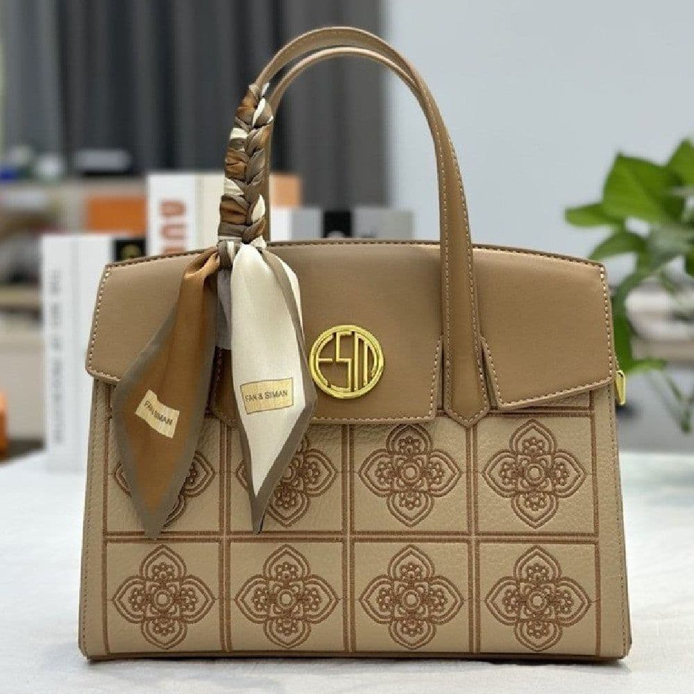 image-Embroidered Silk Scarf New Crossbody Bag Women