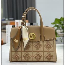 image-Embroidered Silk Scarf New Crossbody Bag Women