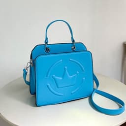 image-Women's Shoulder Bag Embossed Simple Cross-border PU Soft Leather Textured