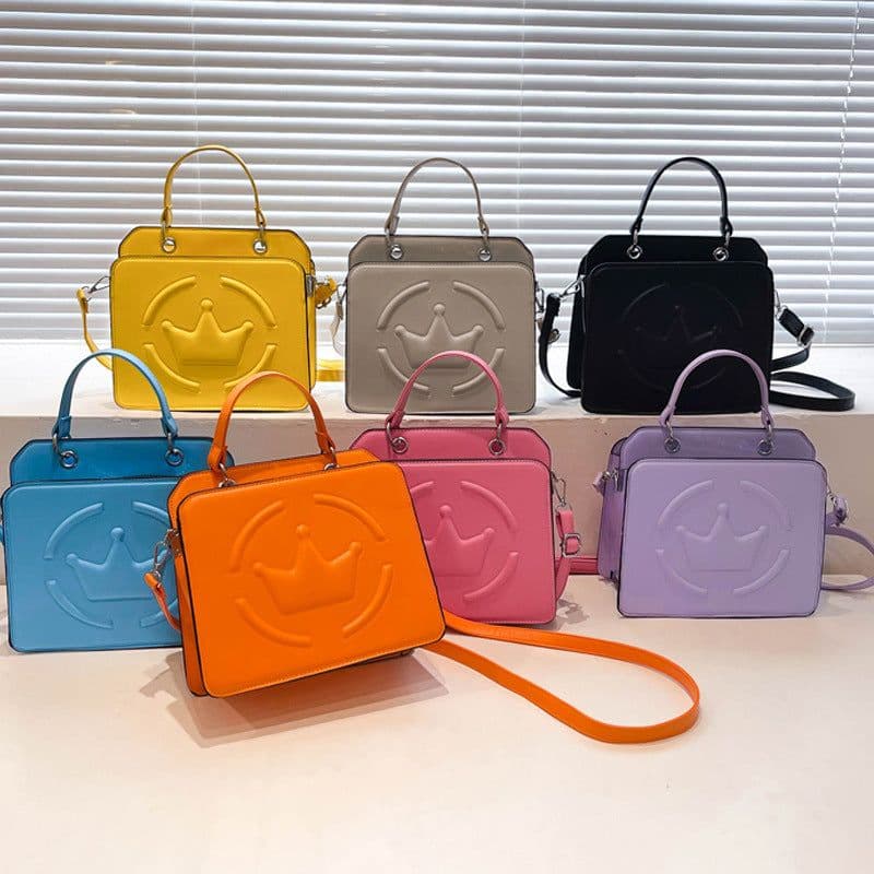 image-Women's Shoulder Bag Embossed Simple Cross-border PU Soft Leather Textured