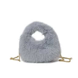 image-Fashion Plush Hand-carrying Bag Women