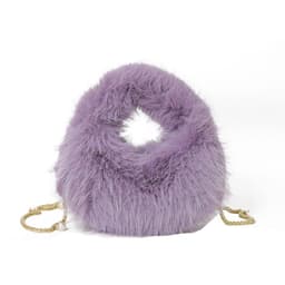 image-Fashion Plush Hand-carrying Bag Women