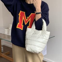 image-Autumn And Winter Cotton Filling Soft Handbag