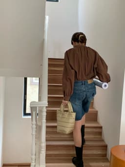 image-Autumn And Winter Cotton Filling Soft Handbag