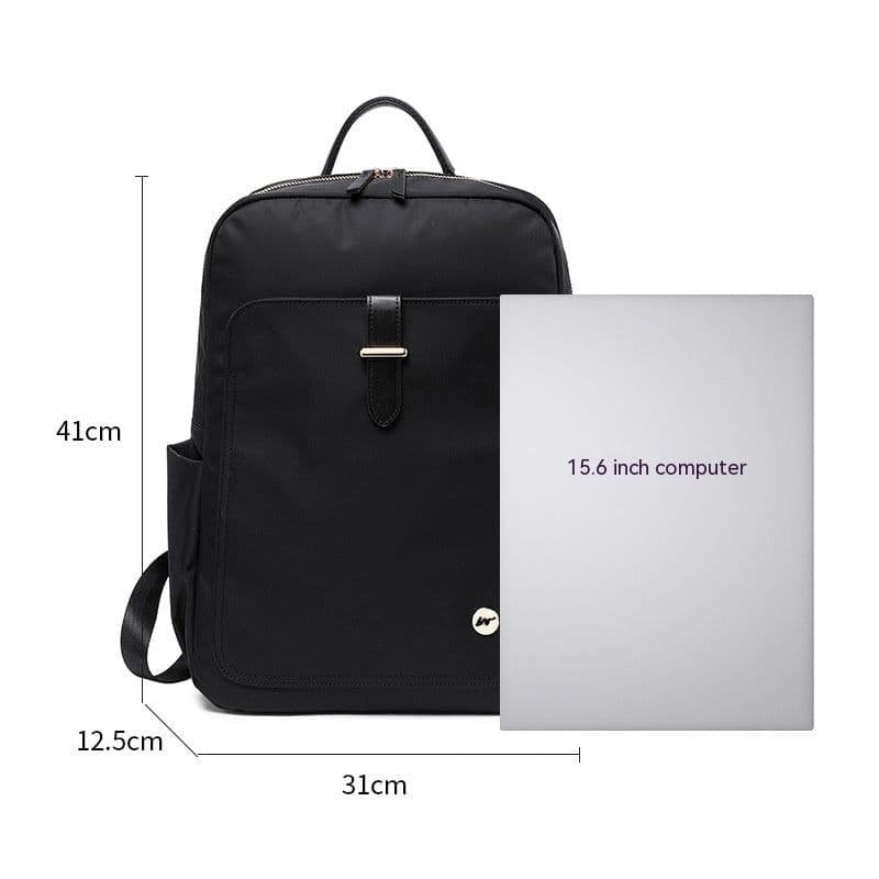 image-Women's Nylon Large Capacity Travel Bag