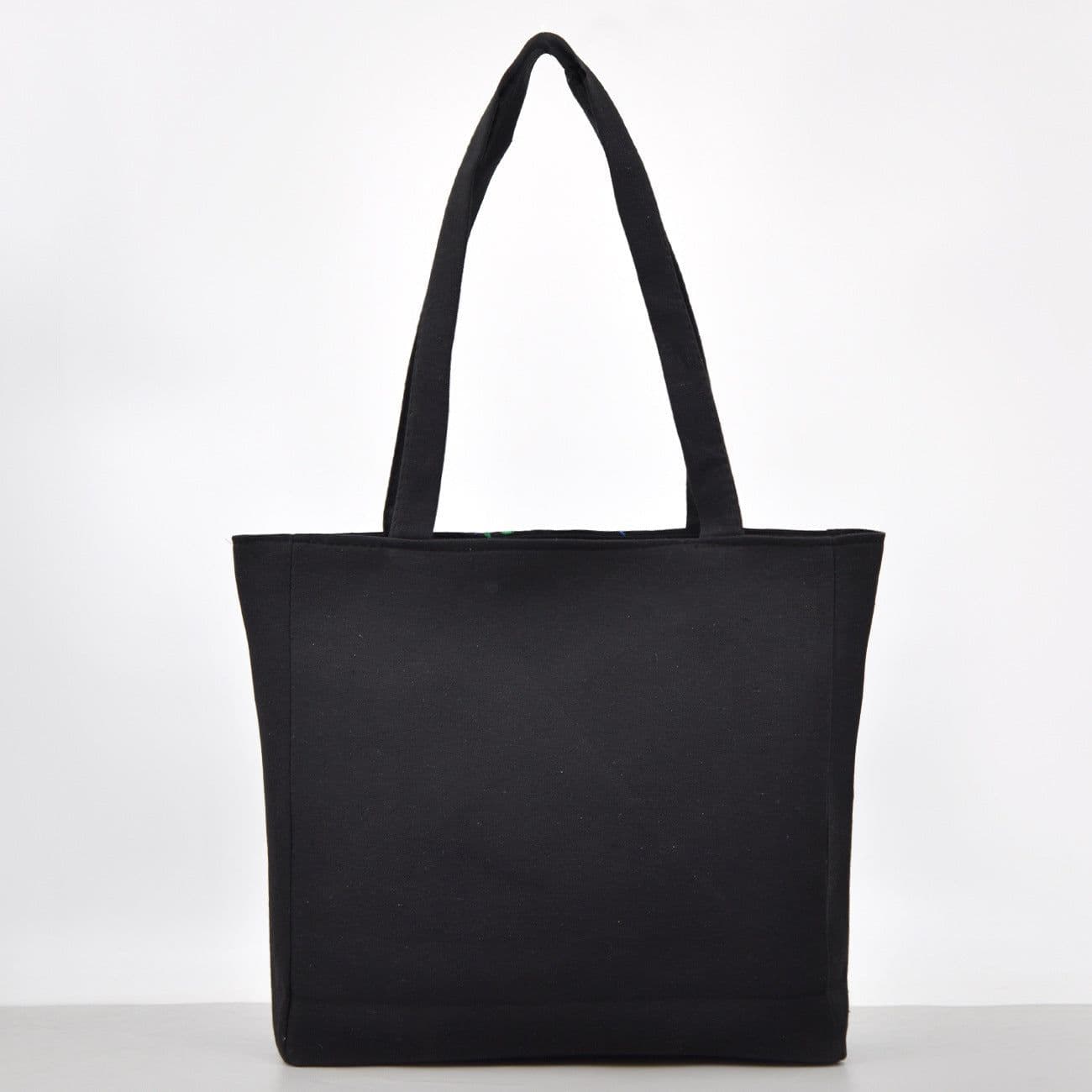 image-Ethnic Style Embroidered Shoulder Bag Large Capacity Portable Shopping Bag