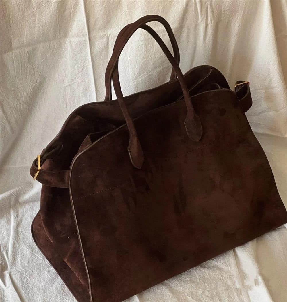 image-Women's Fashion Casual Large Capacity Retro Commuter Hand-carrying Bag