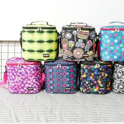 image-Outdoor Large Capacity Picnic Ice Pack Oxford Cloth Lunch Box PVC Insulated Bag
