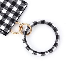 image-Leopard Leather Tassel Double Layer Jewelry Bag