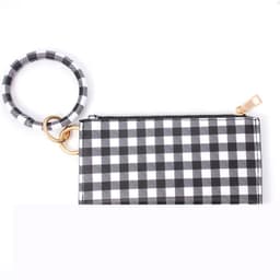 image-Leopard Leather Tassel Double Layer Jewelry Bag