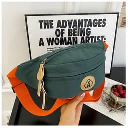 image-Simple Men's And Women's Travel Shoulder Bag