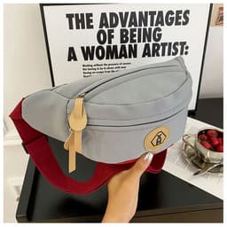 image-Simple Men's And Women's Travel Shoulder Bag