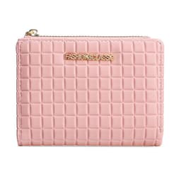 image-Women's Wallet Short Korean Style Vertical Solid Color Zipper Wallet