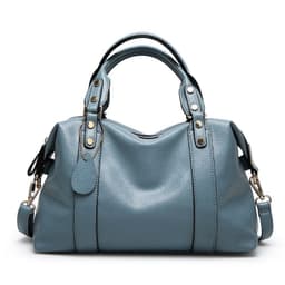 image-Fashion Boston Shoulder Bag Women's Handbags Retro Rivet Design Personalized Crossbody Bags