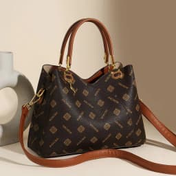 image-Shoulder Messenger Bag Retro Women's Commuter Portable Big Bag