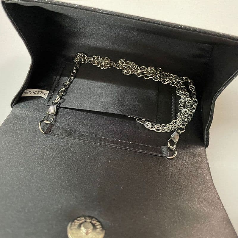 image-Shining 3A Full Diamond Handbag Women Luxury Party Evening Bag Crossbody Shoulder Bag Ladies