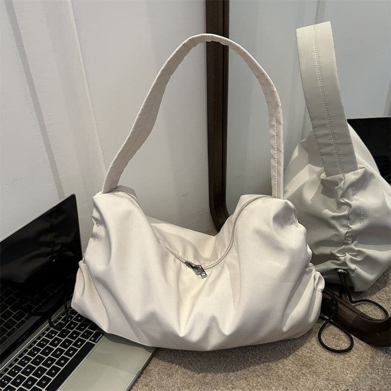 image-Women's Simple Messenger Bag Large Capacity Casual Shoulder Bag