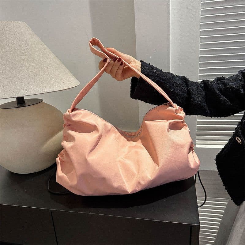 image-Women's Simple Messenger Bag Large Capacity Casual Shoulder Bag
