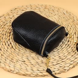 image-High-quality Leather Mobile Phone Bag Korean Style Shell Bags For Women Fashion Small Shoulder Crossbody Bag