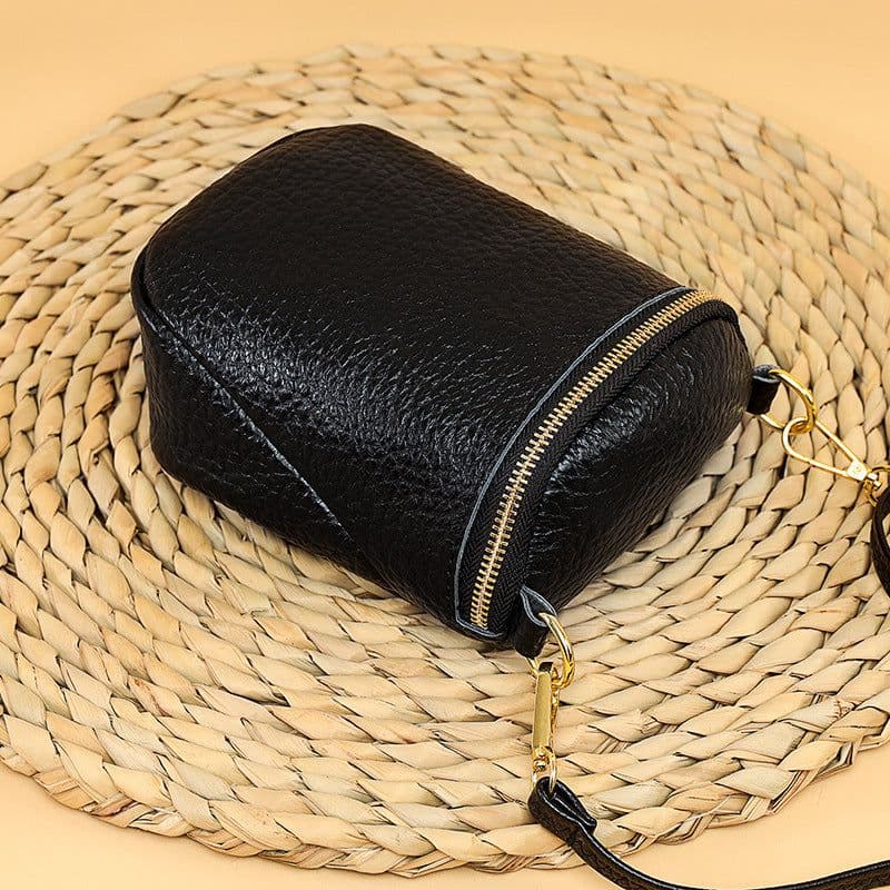 image-High-quality Leather Mobile Phone Bag Korean Style Shell Bags For Women Fashion Small Shoulder Crossbody Bag