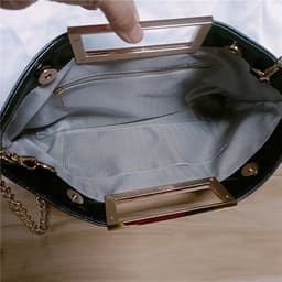 image-Fashion Shiny Women's Handbag PU Leather Crossbody Bag
