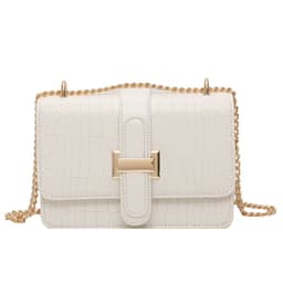 image-All-matching Ins Fashion Women's Bag Textured Shoulder Small Square Bag