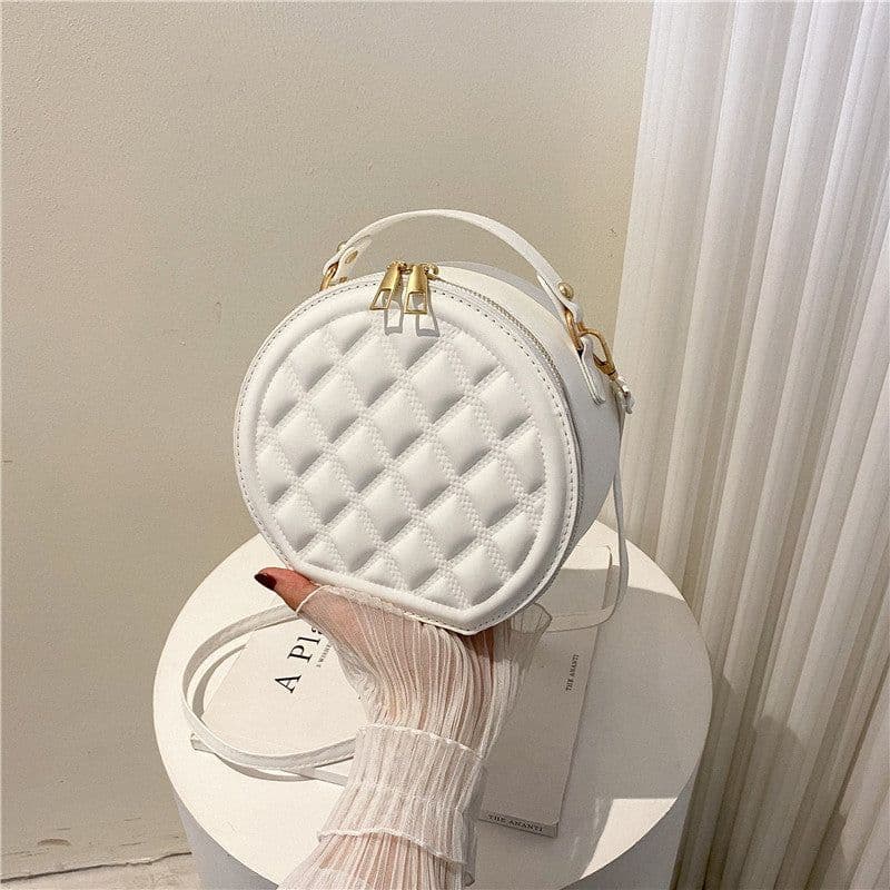 image-Fashion Diamond Plaid Women's Messenger Bag