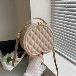 image-Fashion Diamond Plaid Women's Messenger Bag