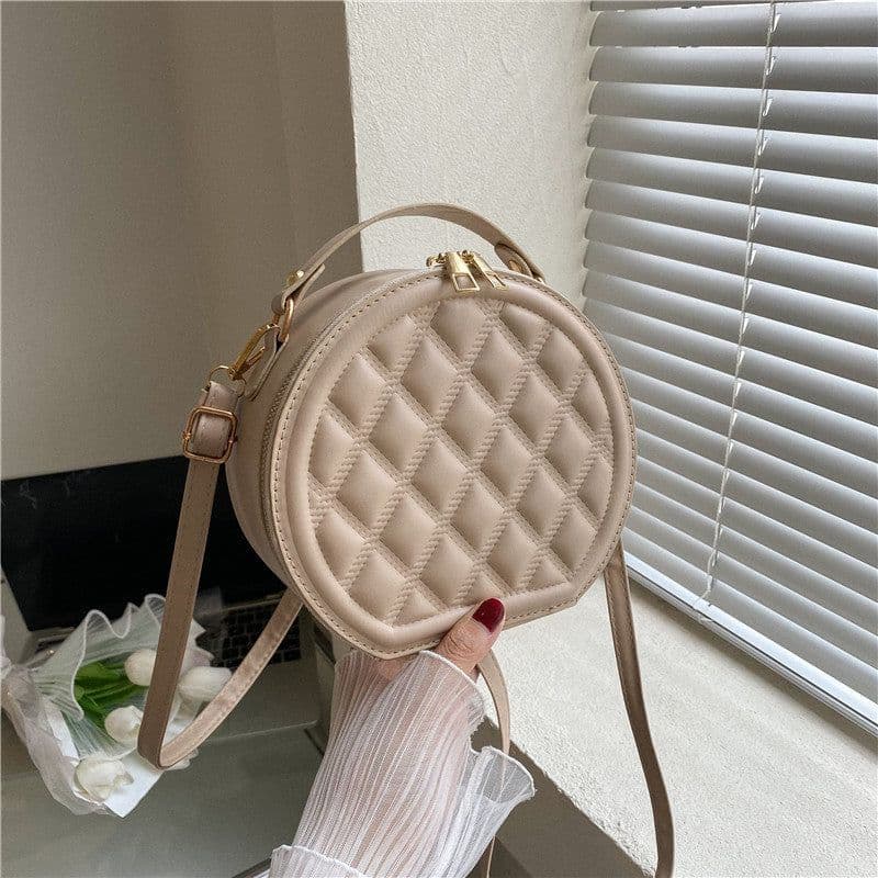 image-Fashion Diamond Plaid Women's Messenger Bag